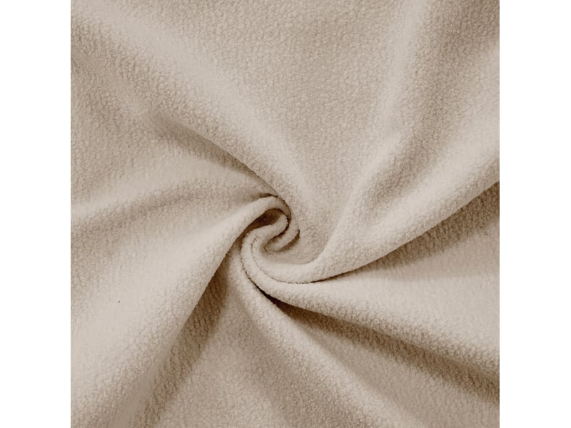  Canapé d'angle modulable 3 places en velours côtelé beige clair avec ottomans mobiles, confort profond au salon  - Conforama D
