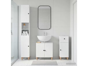Ensemble de meuble de salle de bain 3 pièces alkmaar cf63285