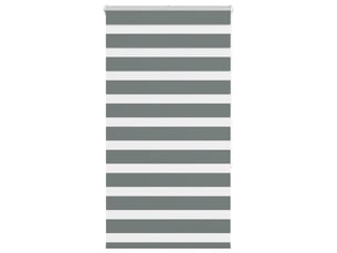 Store zèbre, store de fenêtre gris foncé largeur du tissu 85,9 cm polyester cf48634
