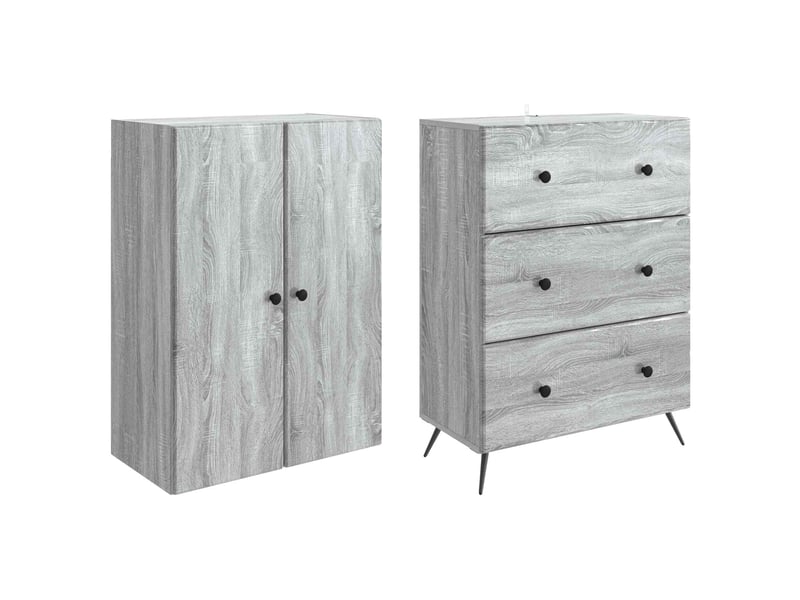  Ensemble de meubles 2 pcs, rangement de salon 66 x 34,5 x 90 cm bois d'ingénierie shl5134  - Conforama D