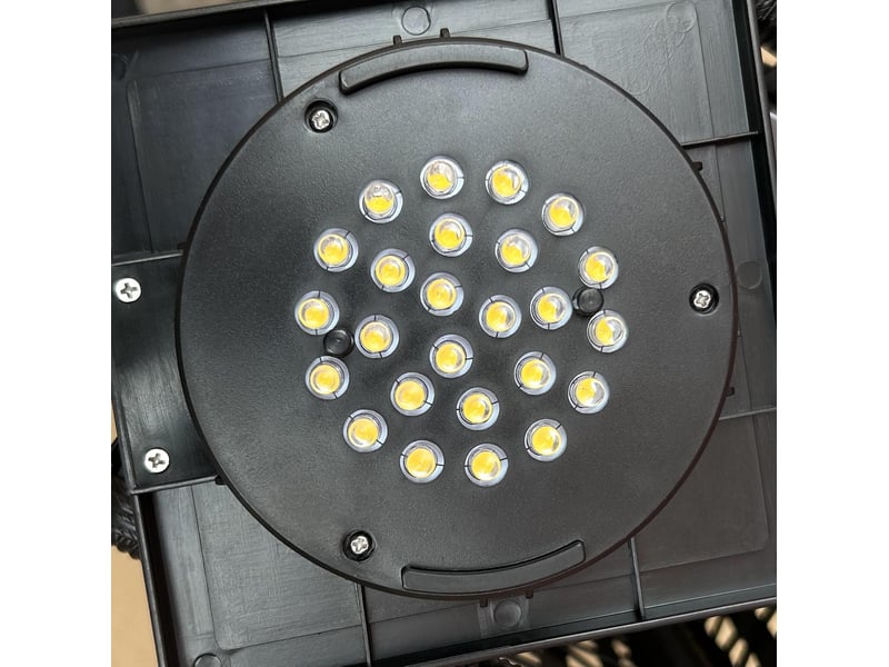  Borne solaire design rotin 15,5 x 15,5 x 46 cm noir, imperméable, capteur de lumière, led automatique pour terrasse et jardin  - Conforama E