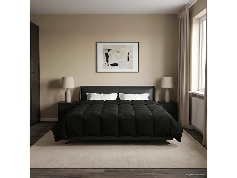 Duvet d'hiver - couette 200 x 240 cm hiver - couette microfibre (100% polyester) - Conforama B