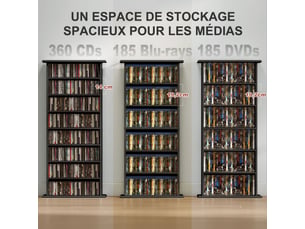 Etagère 58 cm coloris noir  