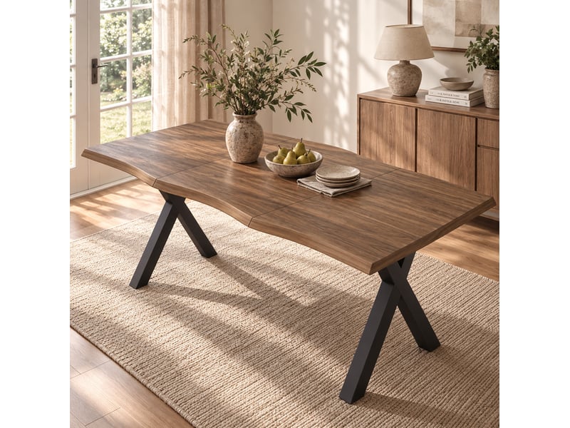 Table à manger 160x78 cm 4 à 6 personnes evryae - Conforama D