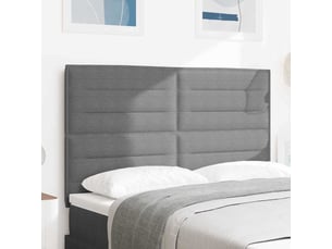Tete de lit A poser largeur 144 cm <strong></strong> <strong></strong> argenté