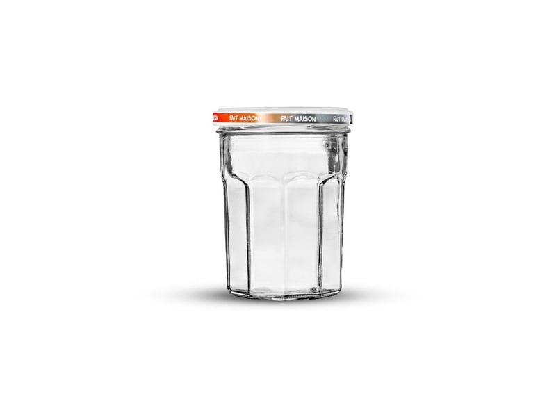  Bocaux confiture en verre lot de 6 385 ml couvercles twist off decoratifs ø82 mm AACBA00241 - Conforama B
