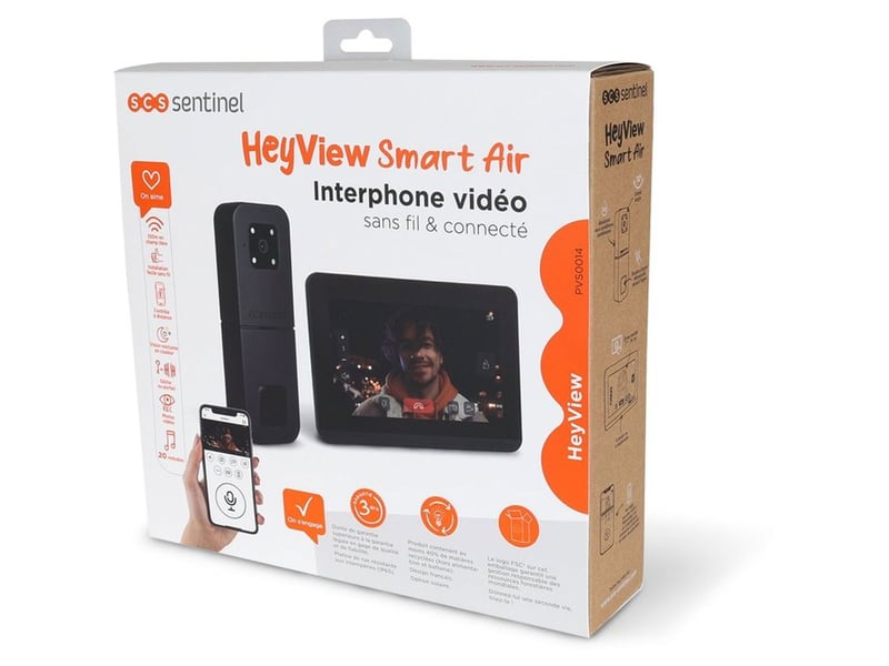  Scs sentinel heyview smart air interphone video 7 pouces wi-fi 868 mhz PVS0014 - Conforama B