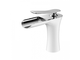 Robinet de lavabo sur plage 039 argolide blanc mat | hudor