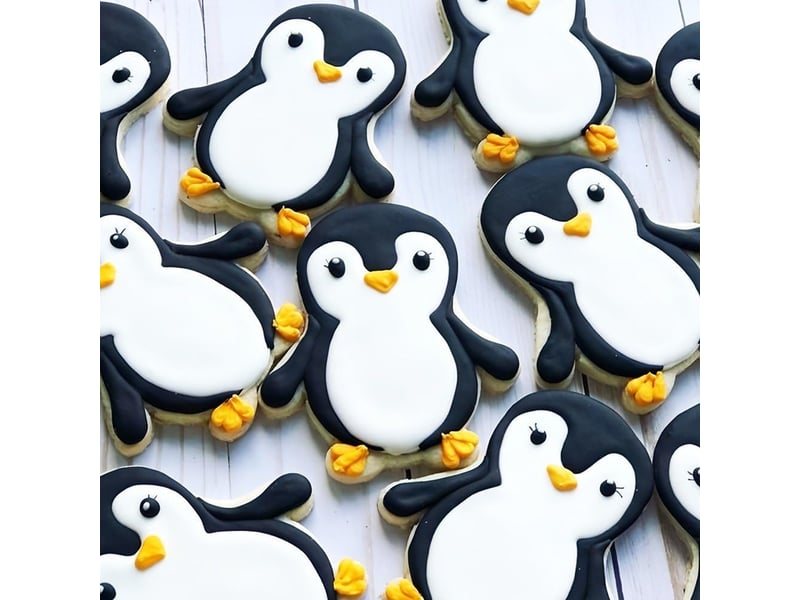  Lot de 5 emporte-pièces pingouins - moules à biscuits en forme d'animaux mignons pour gâteaux, fondant loisirs créatifs NO Commercial reference - Conforama C