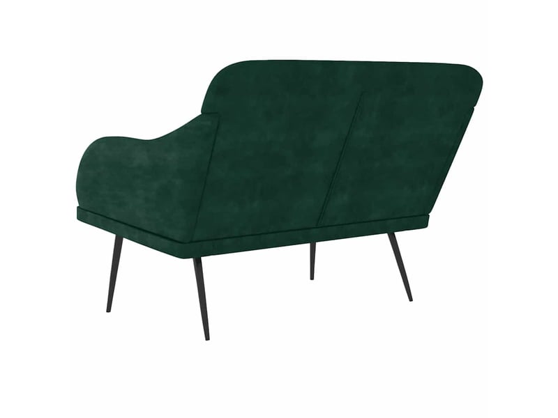  Banc chambre, banc de lit vert foncé 110x76x80 cm velours  - Conforama E