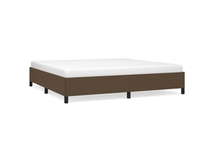 Lit 2 places 200x200 cm coloris marron