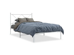 Lit simple 100x200 cm    coloris blanc