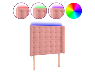 Tete de lit A poser largeur 83 cm rose
