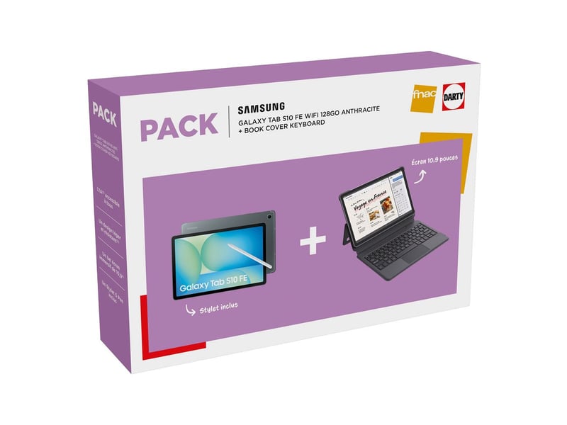  Tablette 10,9 wifi 128 go android 15 avec clavier 1-23372065 - Conforama A