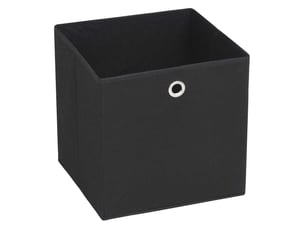 Boîte de rangement 10 pcs tissu non-tissé 32x32x32 cm noir