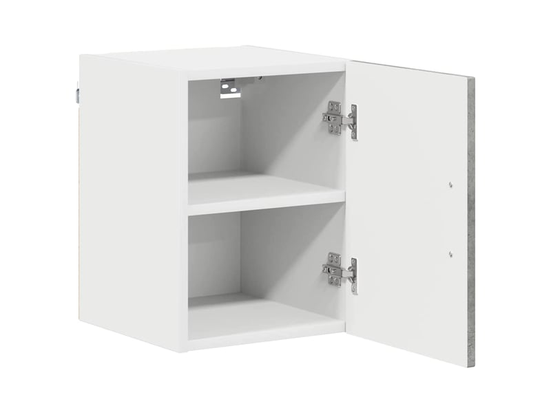 Meuble mural de cuisine | armoire de cuisine 2 pcs gris béton shl2338 - Conforama E