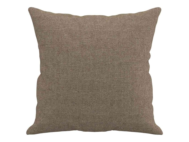  Lot de 2 coussins décoratifs taupe 40x40 cm tissu cf60890  - Conforama D