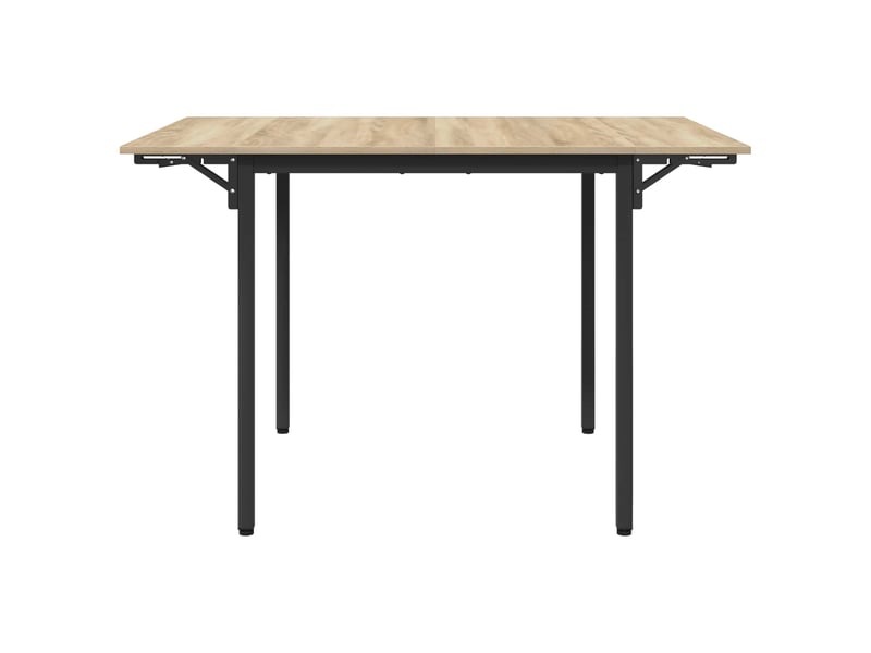 Vidaxl table à manger extensible 120 x 81,5 x 75 cm bois d'ingénierie - Conforama E