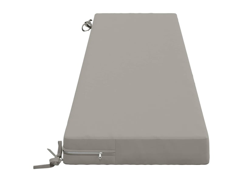 Coussin de banc, coussin d'assise, coussin de canapé soest 100 % polyester gris 180 x 40 x 8 cm cf53295 - Conforama D