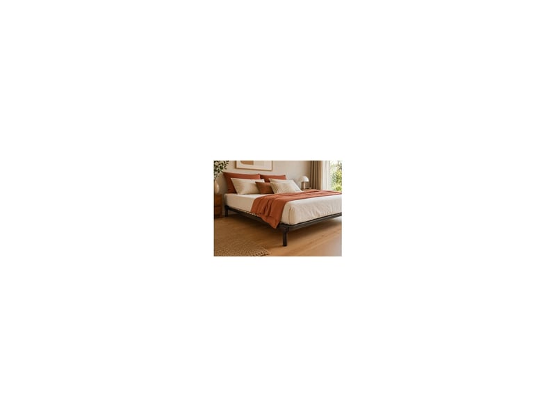  Pieds de sommier t36 55x220 wengue bois fonce 6 x 22 cm 8096007 - Conforama E