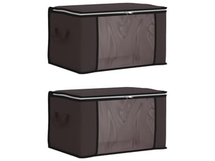 Boîte de rangement avec fenêtre latérale transparente 2 pcs shl11252