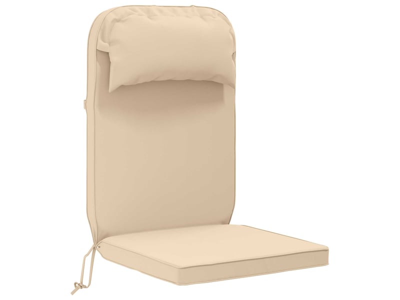  Coussin de transat ensoleillé, coussin pour bain de soleil 100 % polyester crème cf55993  - Conforama A