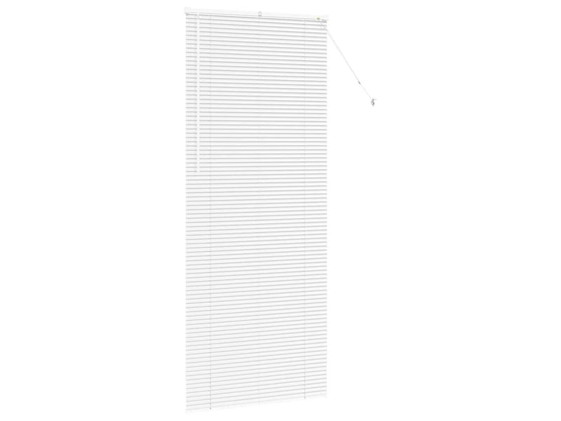 Store vénitien, store de fenêtre blanc 220 x 85 cm 25 mm aluminium cf47798 - Conforama E