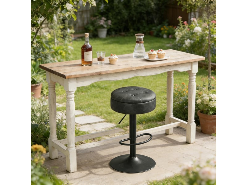  Chaise élégance 1 pièce, ronde, salon, petit-déjeuner, salle à manger avec rangement intégré  - Conforama D