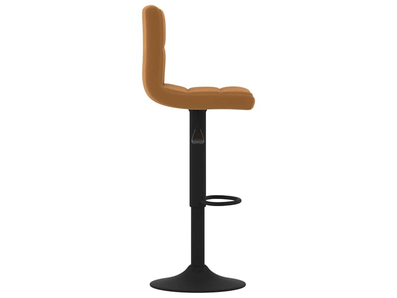  Lot de 2 tabouret de bar, chaise de bar marron velours shl320  - Conforama E