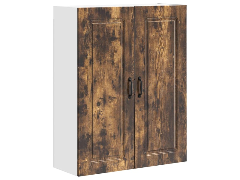  Meuble mural de cuisine | armoire de cuisine chêne fumé 80x31x100cm shl421  - Conforama A