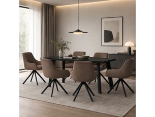 Ensemble table rectangulaire  6 chaise(s)  <strong>GOEURVANT</strong> <strong></strong> 