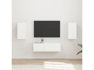 Meuble tv coloris blanc 60 cm <strong></strong>  <strong></strong>