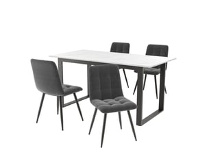 Ensemble table rectangulaire  4 chaise(s)  <strong>MODENUIT </strong> <strong></strong> 