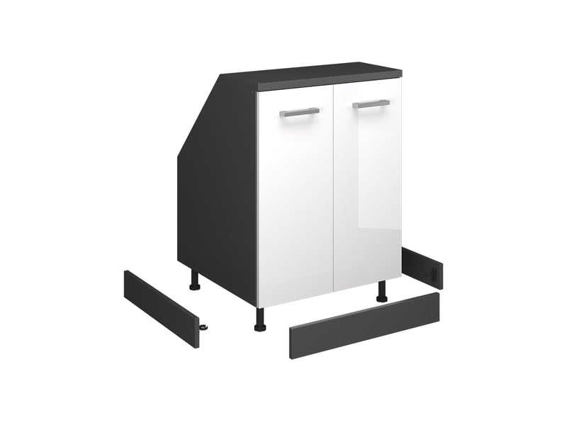  Vicco cache-socle, anthraciteanthracite, 56.3x1.6cm lot de 2  - Conforama E