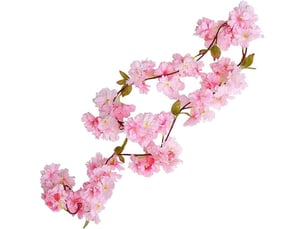 180 cm fleur de cerisier,fleurs cerisier artificielles guirlande rotin suspendus de soie vigne pour partie mariage,maison jardin décoration,rose