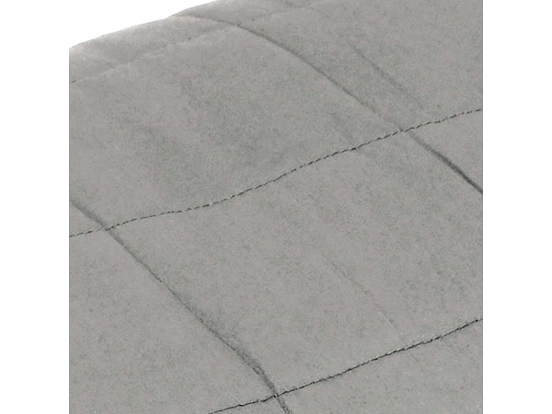  Couverture lestée adulte gris 200x220 cm 13 kg tissu shl3929  - Conforama D