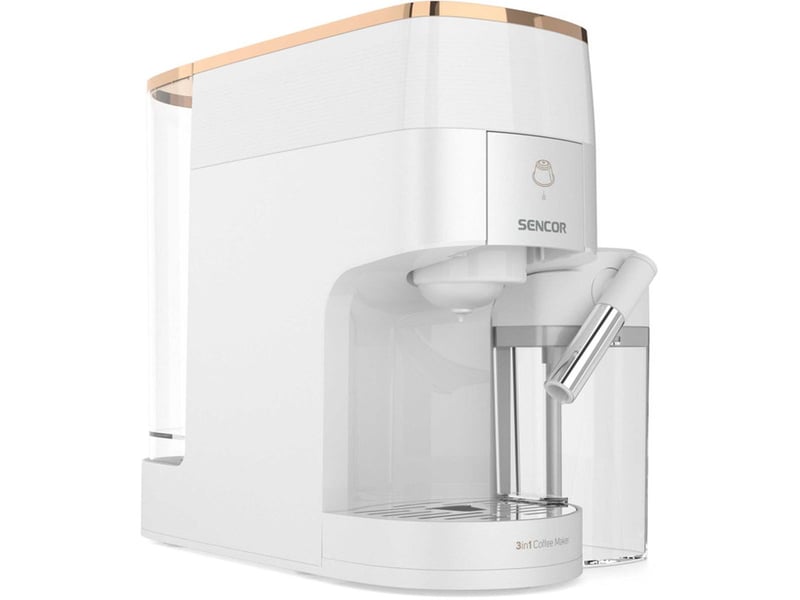  Machine espresso 3 en 1 19 bar blanche avec ecran tactile et mousseur lait auto 41024592 - Conforama A