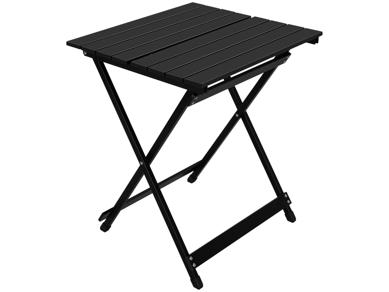  Table de jardin pliante d'extérieur en aluminium noir 47 x 50,5 x 59,5 cm  - Conforama A