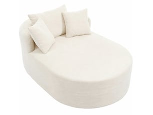 Fauteuil fixe <strong>HAUSS SPOLE</strong> Velours côtelé beige