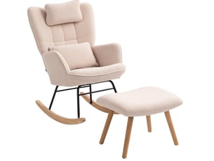 Pouf / repose pied MIVRAY beige