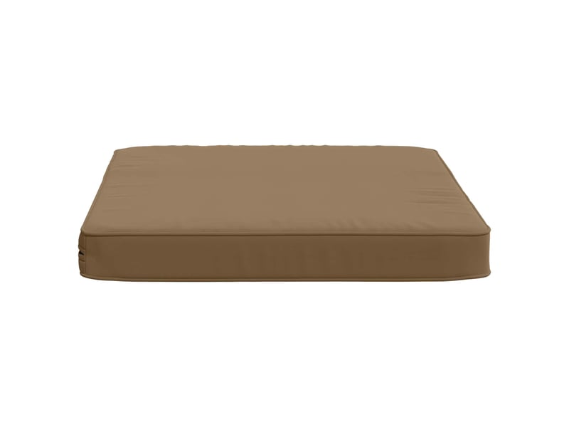  Lot de 4 coussins de siège, coussins d'assise vught 100 % polyester taupe cf60745  - Conforama D