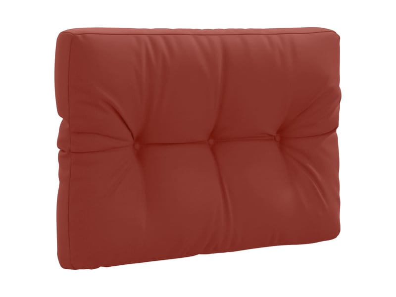  Coussin de dossier de palette, coussin de dos vianen 100 % polyester rouge cf55173  - Conforama A
