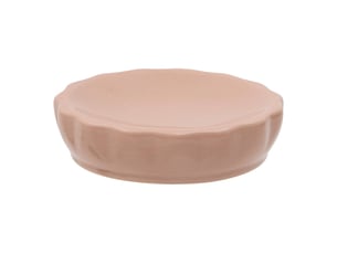 Porte-savon colorama en céramique d.11cm rose