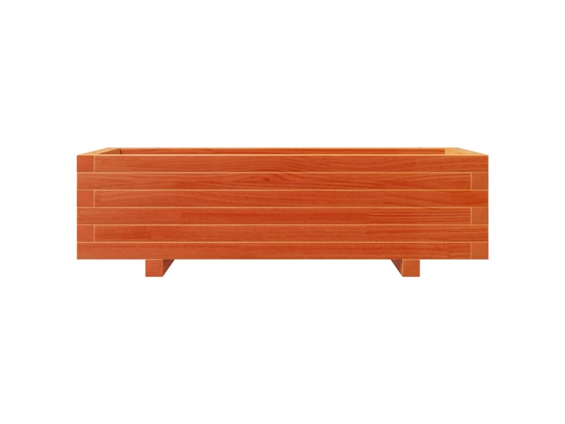  Jardinière - bac à fleurs  marron 90x40x26,5 cm bois de pin massif  - Conforama E