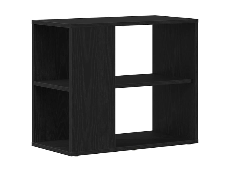  Buffet - bahut - meuble de rangement chêne noir 60 x 30 x 50 cm bois d'ingénierie  - Conforama E