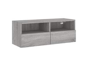 Meuble tv coloris gris 80 cm <strong></strong>  <strong></strong>