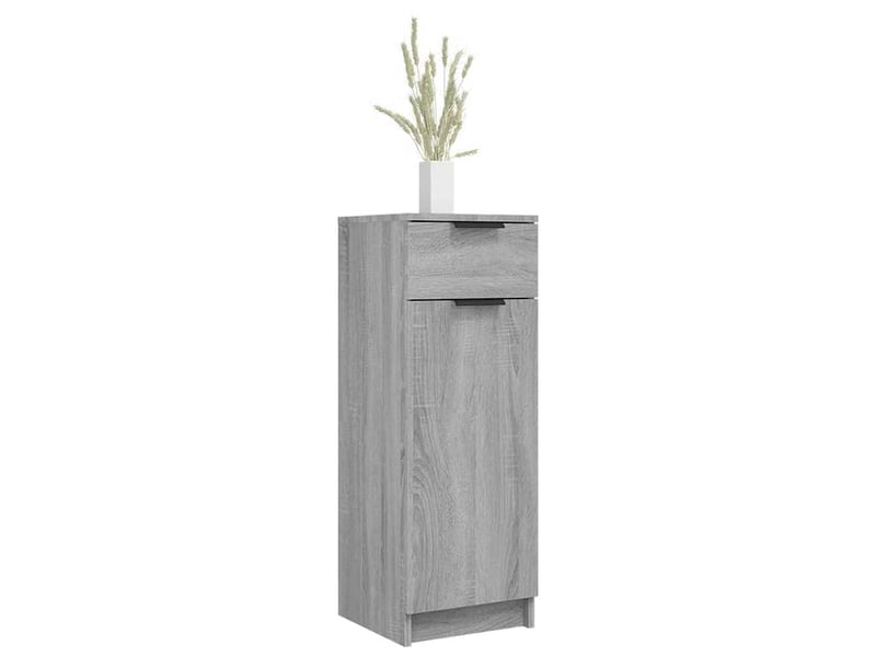  Meuble de rangement, armoire de bain sonoma gris 32x34x90 cm bois d'ingénierie  - Conforama D