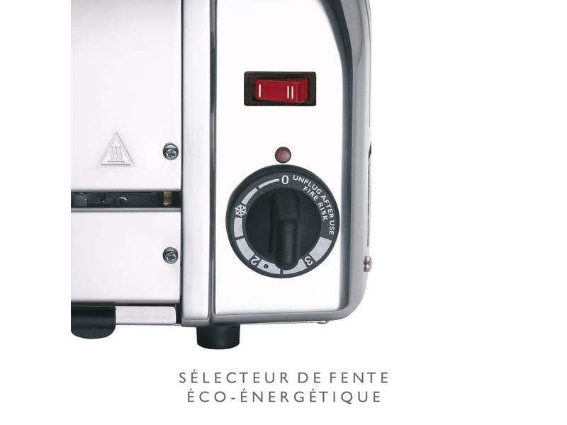  Dualit - grille-pain 2 fentes 1200w inox  20258 - vario 20258 - Conforama D