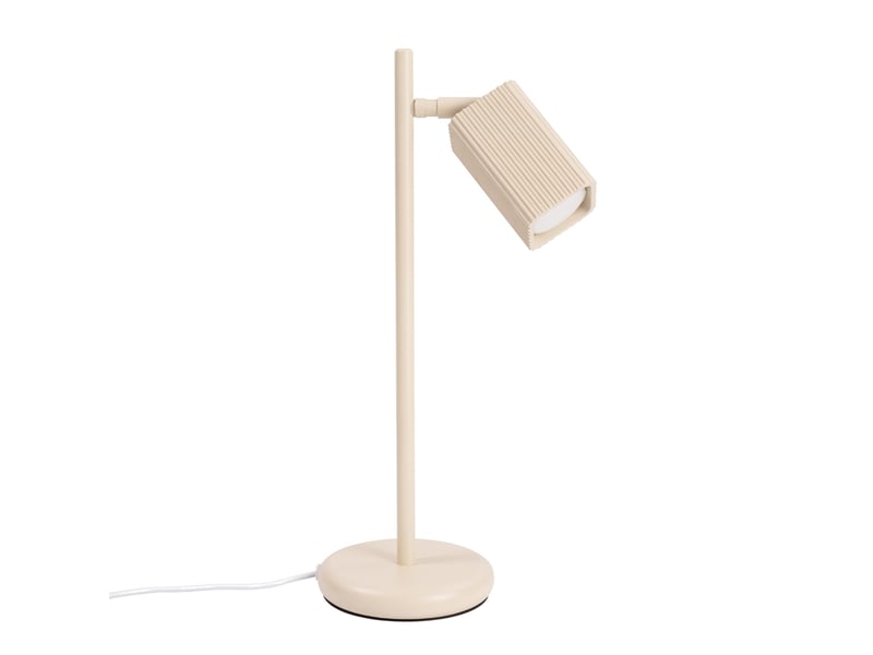  Lampe de table rayo beige aluminium moderne 43x14.5x14.5cm SL.3131 - Conforama A