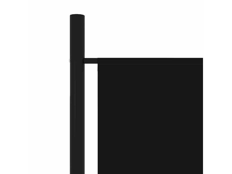  Paravent | cloison de séparation 4 panneaux noir 200x180 cm  - Conforama E